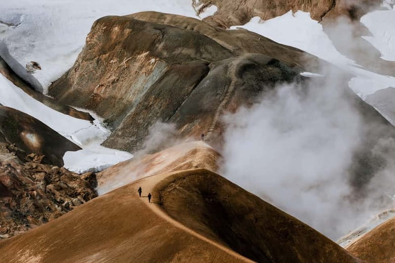 A day in Kerlingarfjöll: Highlands and hot springs - Geysir on the way back: classic geology before Reykjavik
