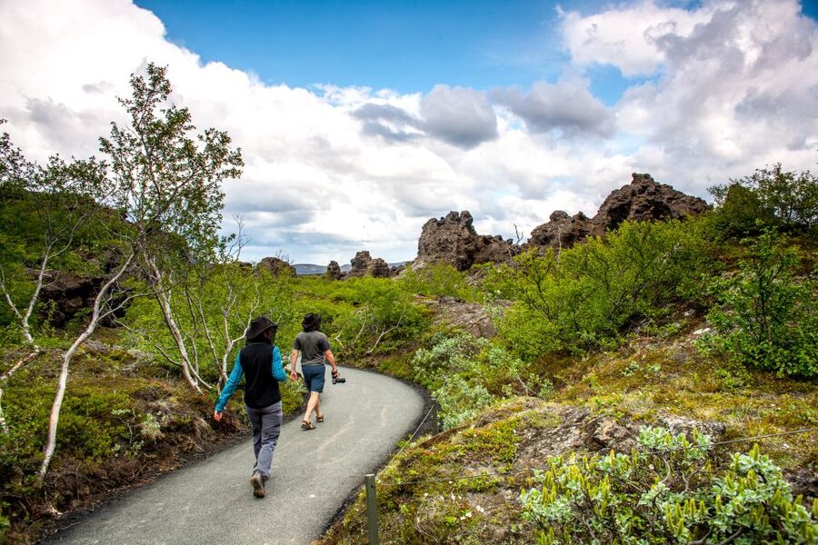 Akureyri Port: Lake Mývatn and Godafoss Waterfall Tour - Goðafoss Waterfall: the one-hour view that sells the whole trip