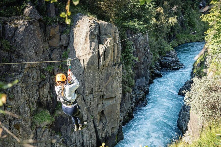 Akureyri: Zipline Tour - The guide team factor: how they keep it fun and calm