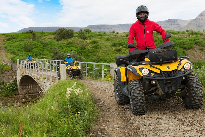 ATV & Golden Circle Adventure from Reykjavik - ATV morning and dusk ride: Hafravatn Lake and Hafrafjall views
