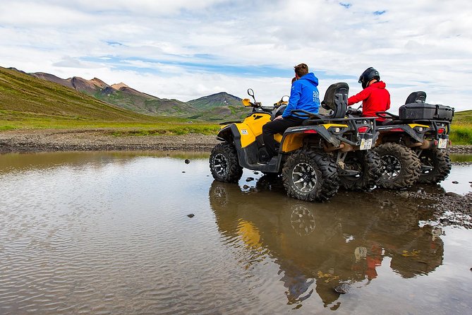 ATV & Helicopter Adventure Tour from Reykjavik - Part 1 on the quad: safety first, then real Iceland terrain