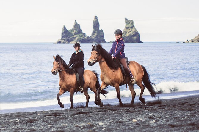 Black Sand Beach Horse Riding Tour from Vik - Safety on black sand: helmets, weight limits, and pacing rules