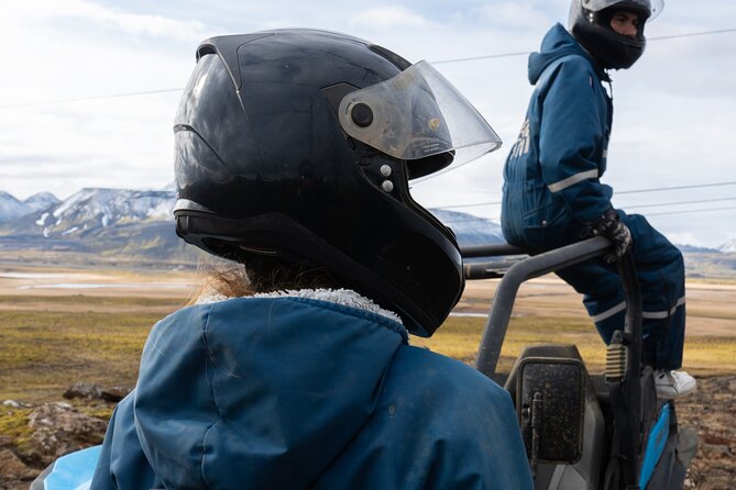 Buggy 'Lava Field Adventure' from Reykjavik - Hafravatn Lake reflections and the fun part of going back downhill
