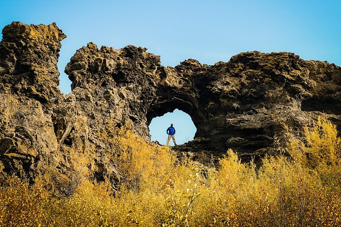 Cruise Tour Godafoss and Myvatn Lake and Baths Small Group - Dimmuborgir lava formations and Game of Thrones energy