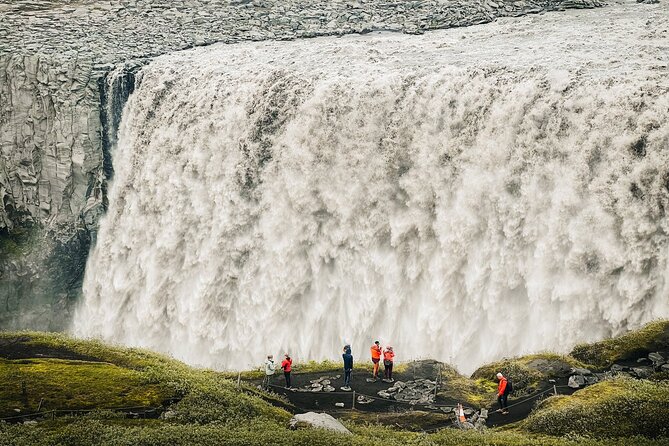 Cruise Tour Godafoss and Myvatn Lake and Dettifoss Small Group - Grjótagjá cave and standing between tectonic plates