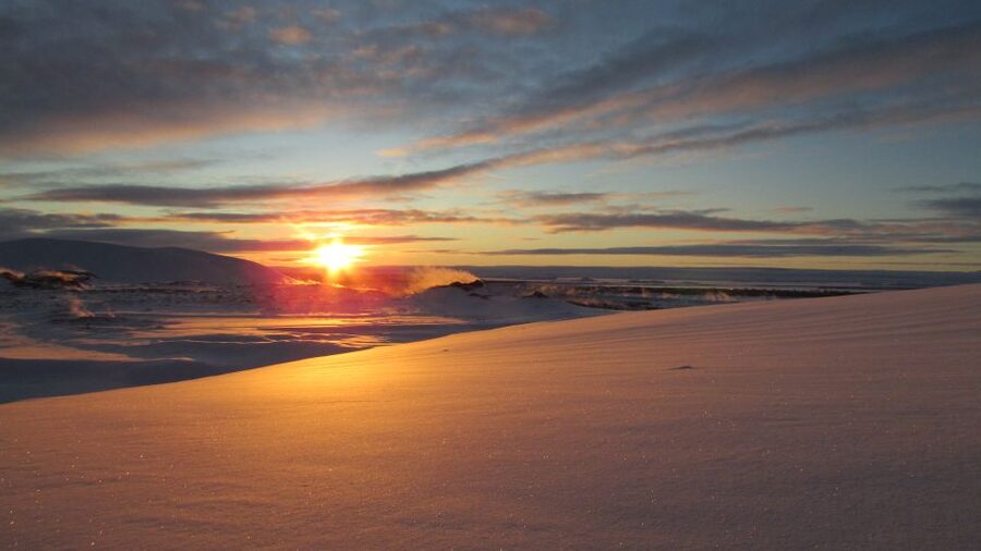 From Akureyri: Godafoss and Lake Myvatn - Hverir mud pits and steam vents: where you feel the geothermal power