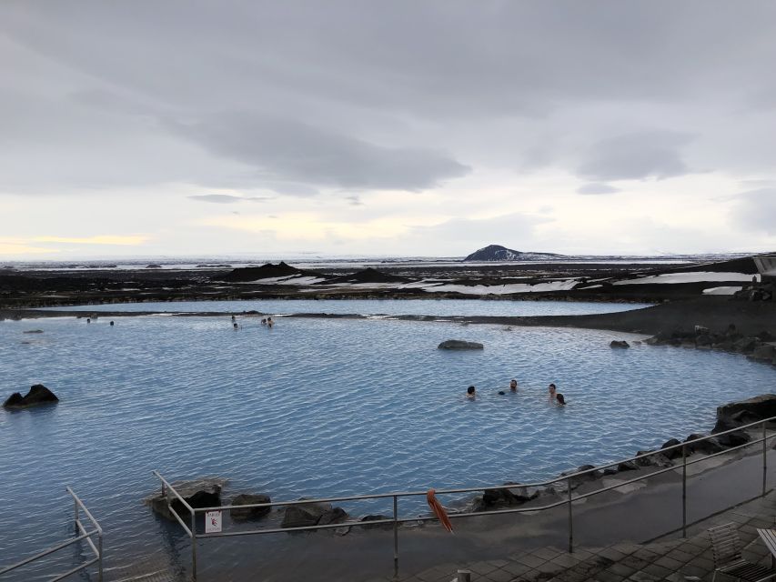 From Akureyri: Lake Myvatn and Godafoss Guided Tour - Myvatn Nature Baths: milky blue geothermal soaking and Kvika drinks