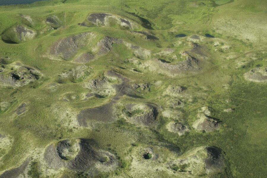 From Akureyri: Myvatn Lake, Craters, & Waterfall Tour - Skútustaðagígar pseudo craters: grassy knolls with a volcanic trick