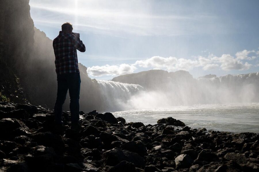 From Akureyri Port: Godafoss Waterfall & Forest Lagoon tour - Where to meet the Soleil de Minuit bus in Akureyri