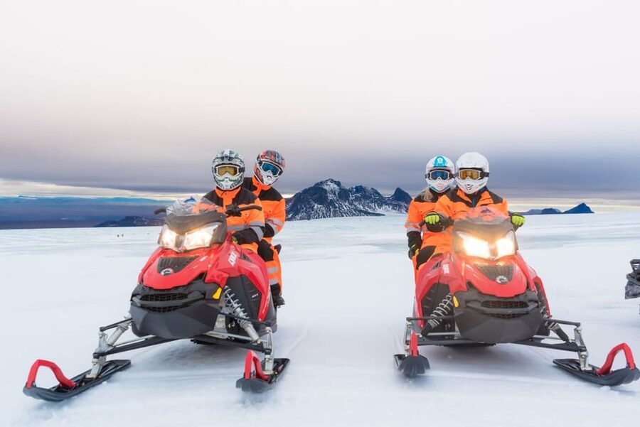 From Geysir: Snowmobiling & Ice Cave on Langjökull Glacier - Views You Will Actually Remember: Glaciers and Mountains From the High Ice
