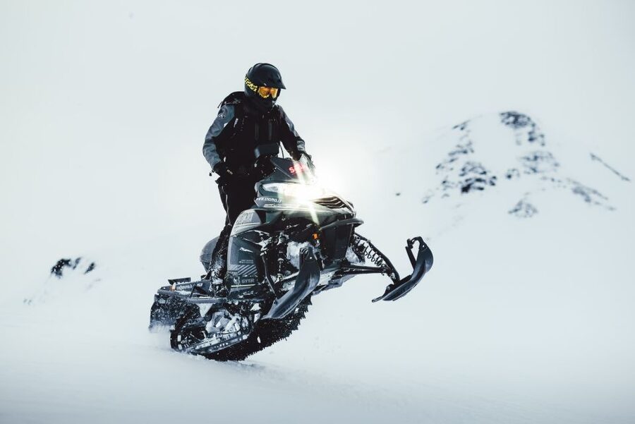 From Gullfoss: Glacier Rush on Langjökull Glacier - The 1000cc Snowmobiles Are the Point (And the Value)
