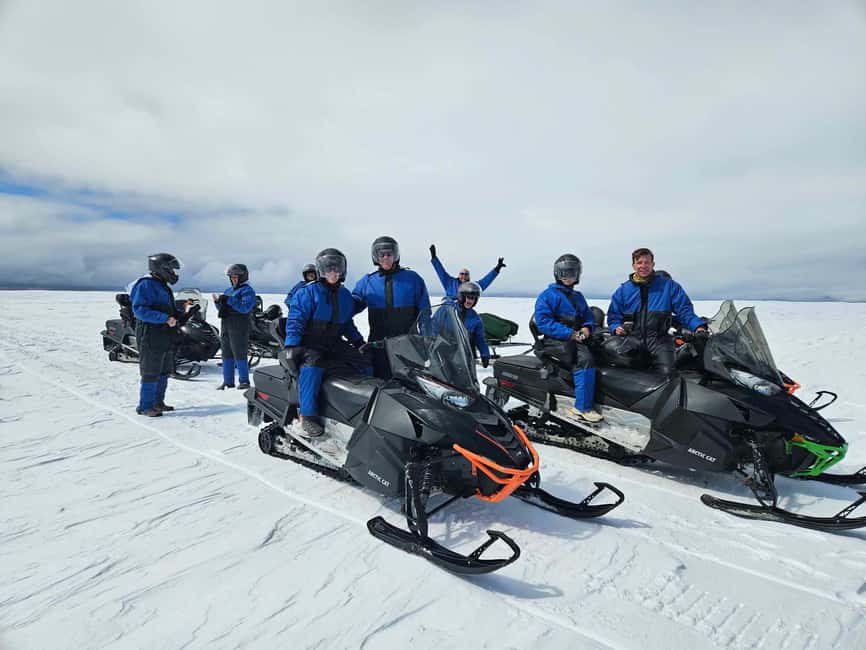 From Husafell: Langjokull Glacier Snowmobile Tour - From Húsafell to the glacier edge, the ride that sets you up