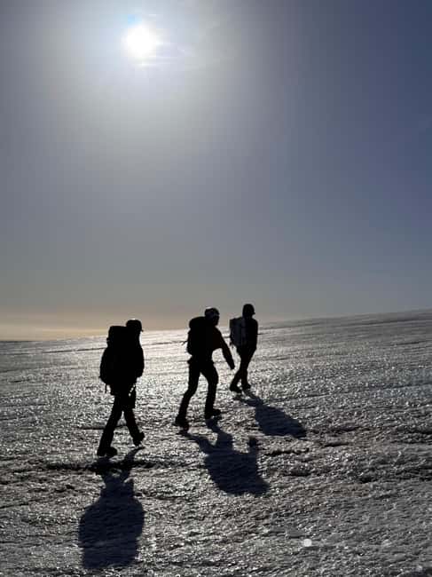 From Jökulsárlón: Vatnajökull Easy Level Glacier Hike - The Ice Walk Moment: Short Hike Up, Then Crampons On