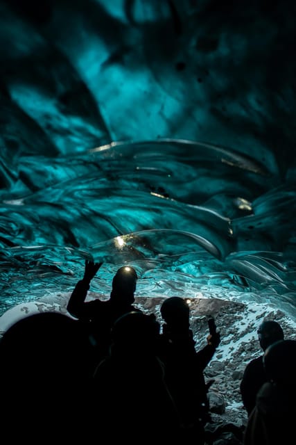 From Jökulsárlón: Vatnajökull Glacier Blue Ice Cave Tour - Inside the cave, the colors are the whole point
