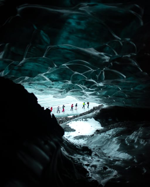 From Jökulsárlón: Vatnajökull Glacier Blue Ice Cave Tour - The super jeep, helmets, and crampons that make the walk feel doable