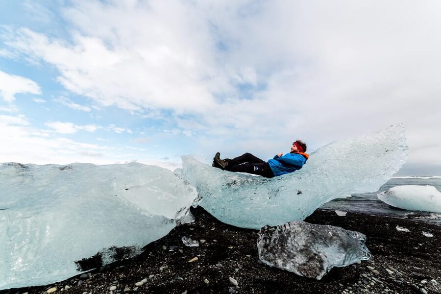 From Reykjavík: 2-Day South Coast Adventure - Reynisfjara black sand beach: basalt columns, Dyrhólaey, and Reynisdrangar