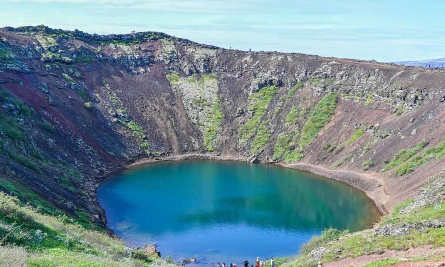From Reykjavik: Full Day Whale Watching & Golden Circle Tour - From Reykjavik Old Harbour to the Pickup Bus