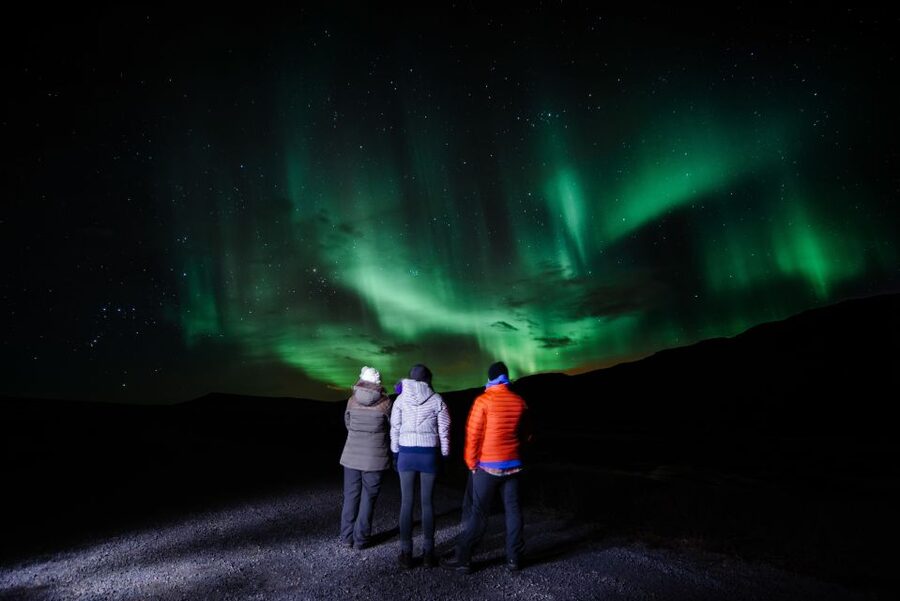 From Reykjavík: Golden Circle & Northern Lights Combo - Gullfoss waterfall: the iconic stop that still feels loud and real
