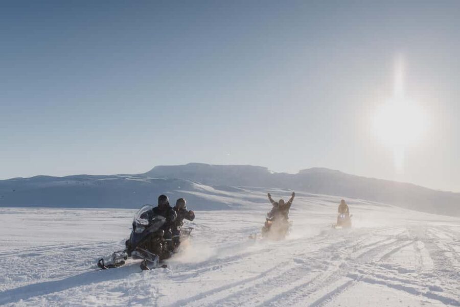 From Reykjavik: Golden Circle Super Jeep & Snowmobiling Tour - Gullfoss on Hvítá: the power you can feel