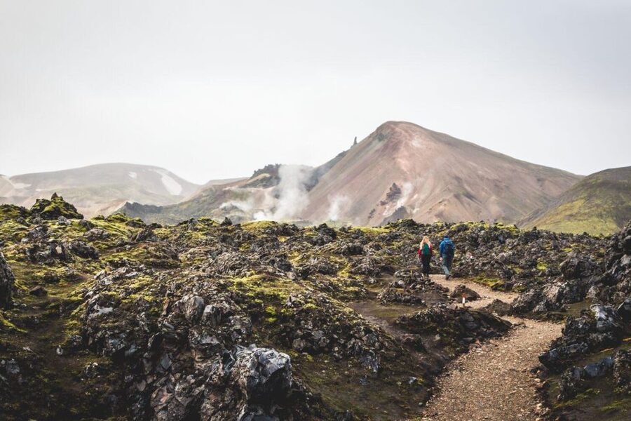 From Reykjavík: Landmannalaugar Day Hike - Entering the hike: Laugahraun and Vondugil Canyon on a 4-hour route