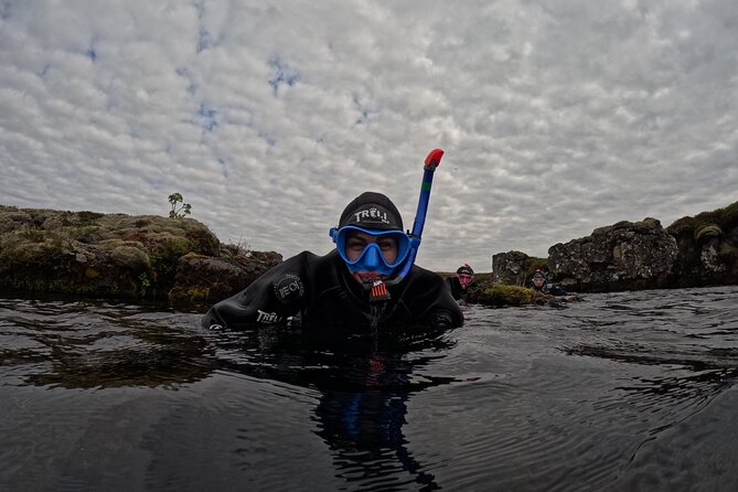 From Reykjavik- Silfra Snorkeling transfer included - Entering Silfra: floating between tectonic plates with unreal visibility