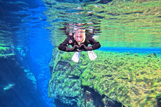 From Reykjavik- Silfra Snorkeling transfer included - GoPro photos and the warm reset after: the best part is both sides
