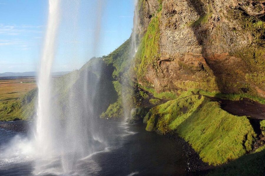 From Reykjavik: South Coast and Glacier Hiking Tour - Skógafoss: the dramatic finish and its trail connection to Þórsmörk
