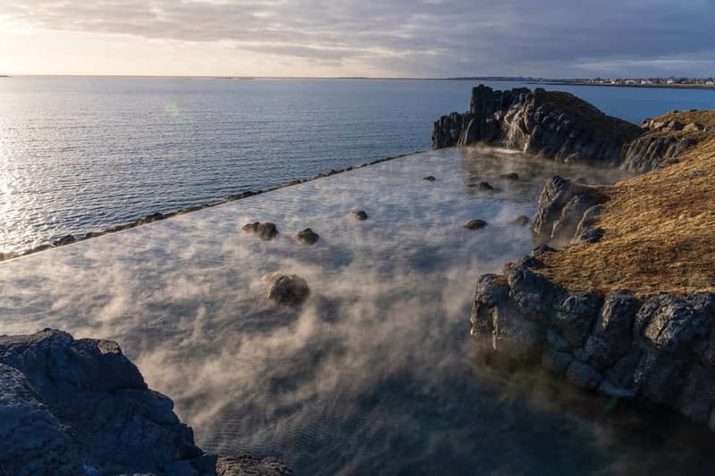 From Reykjavik: South Coast & Sky Lagoon Small-Group Tour - Sky Lagoon: 7-step ritual, infinity pool, and the best end to a cold day