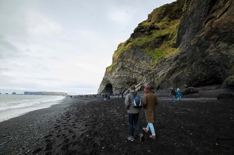 From Reykjavik: South Coast & Sky Lagoon Small-Group Tour - Reynisfjara black sand: stunning, windy, and serious about safety