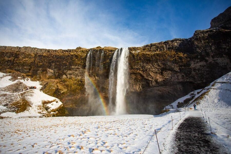 From Reykjavik: South Coast Tour & DC-3 Plane Wreck - Seljalandsfoss finale: walking behind the waterfall curtain