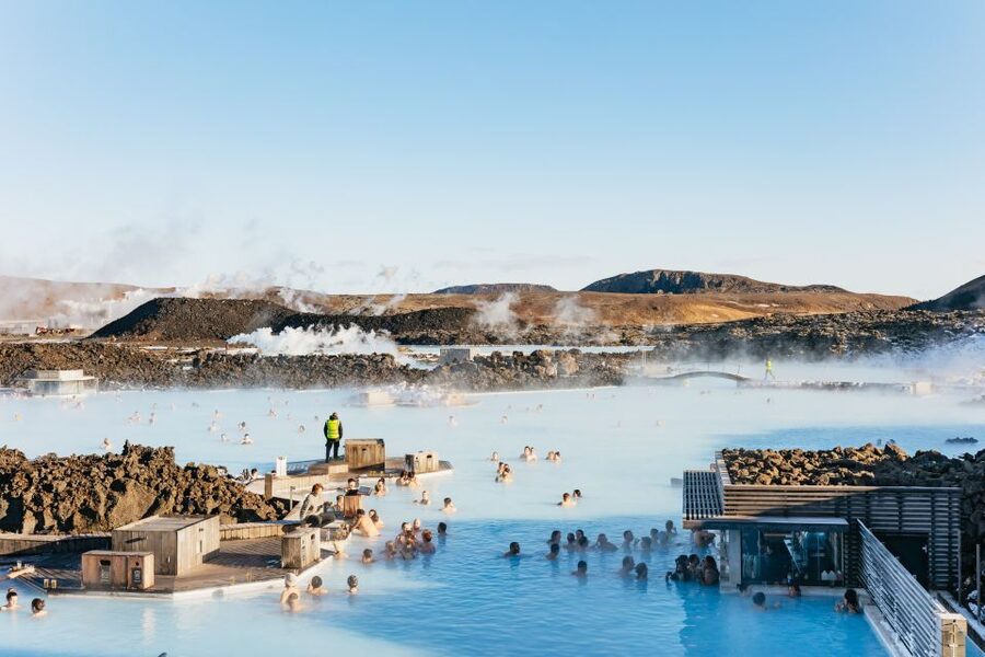 From Reykjavík: Volcanoes and Blue Lagoon Day Trip - Volcano terrain plus a thermal spa, why this pairing works