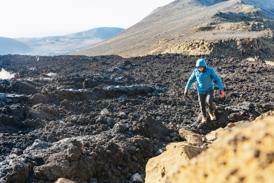 From Reykjavík: Volcanoes and Blue Lagoon Day Trip - Litli Hrutur volcano hike: what you’ll see when the lava flow changes