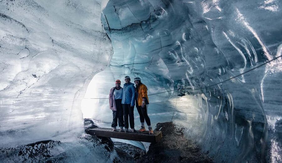 From Vík: Katla FastTrack Ice Cave Tour - Reaching the Glacier Zone: Safety Briefing and Getting Equipped for Ice
