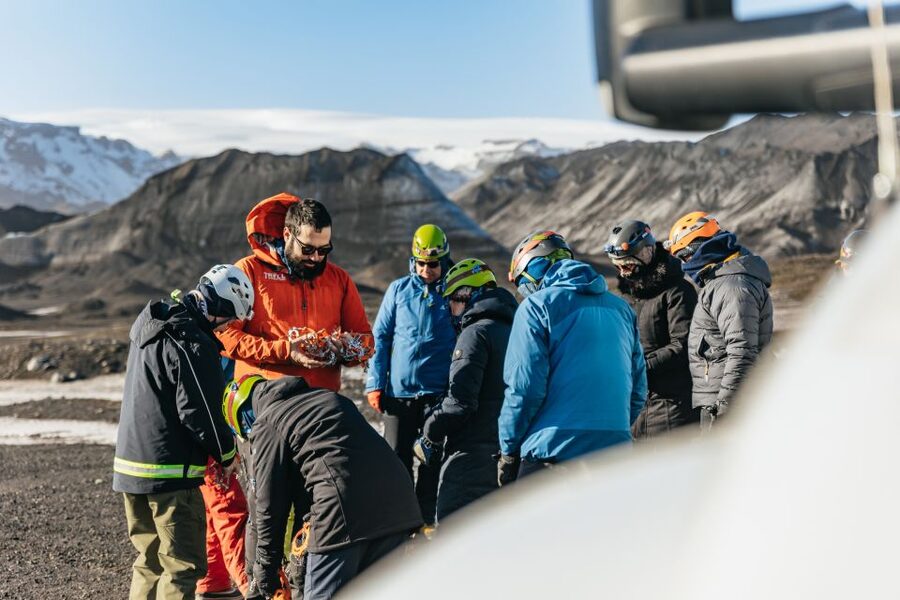 From Vik: Katla Ice Cave & Super Jeep Tour - Leaving the cave and heading back to Vík, with coffee as a reset