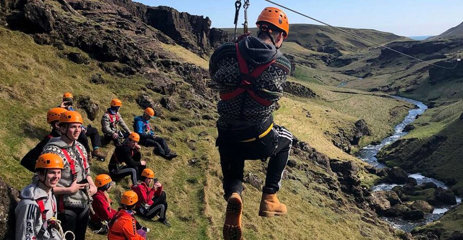 From Vík: Zipline and Hiking Adventure Tour - Getting harnessed and ready, with gear that actually matters
