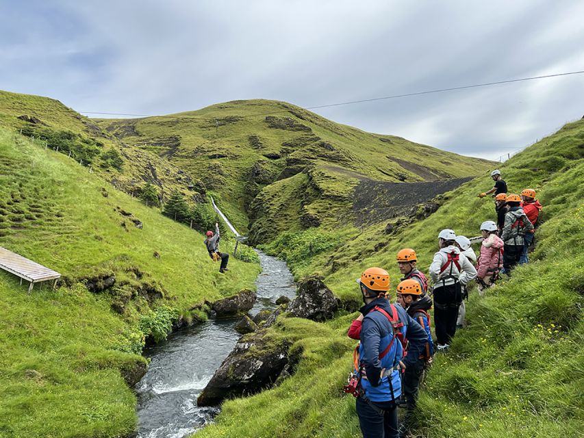 From Vík: Zipline and Hiking Adventure Tour - Grafargil (Grave Canyon) hiking: caves, uneven paths, and the real wow factor