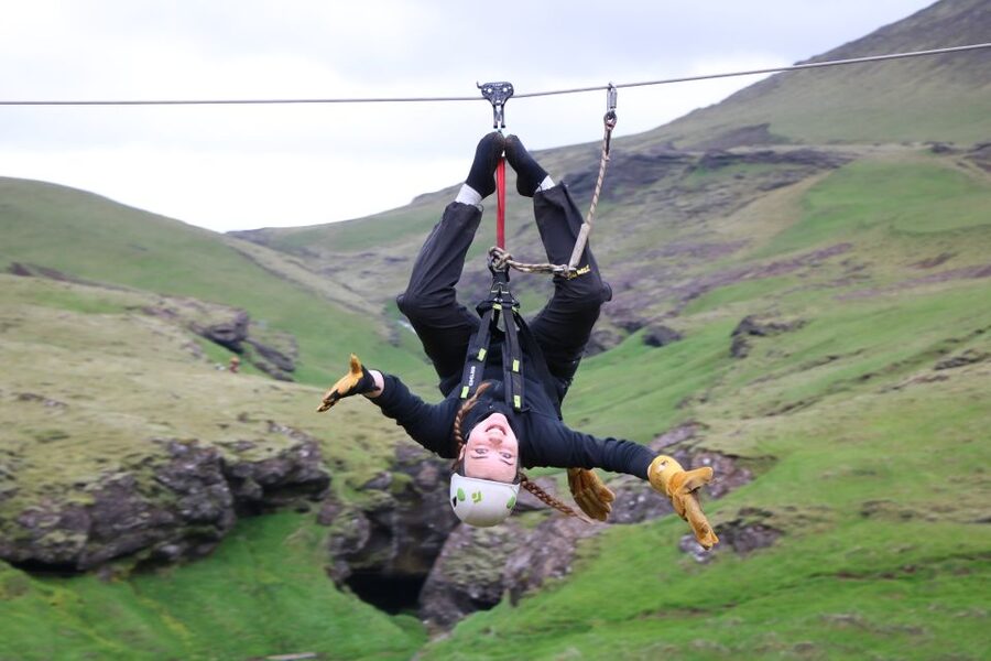From Vík: Zipline and Hiking Adventure Tour - Where you meet at Víkurbraut 15 and how the first minutes work