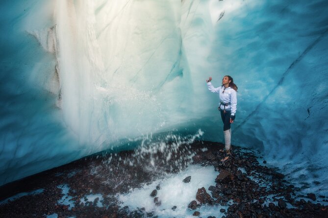 Glacier and Ice Cave Private Photoshoot - 15 Shot Photo Package - Inside the Ice Caves: Where the Photographer Turns Walking Into a Set