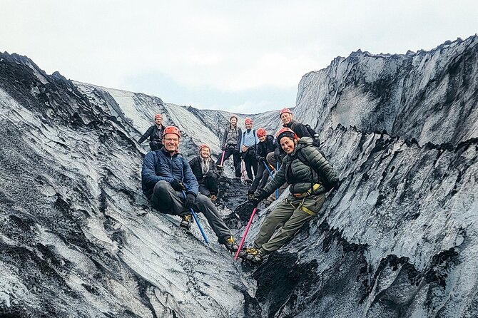 Glacier Hike at Sólheimajökull Shared Experience - Getting Harnessed and Equipped: crampons and ice axe, explained in plain terms