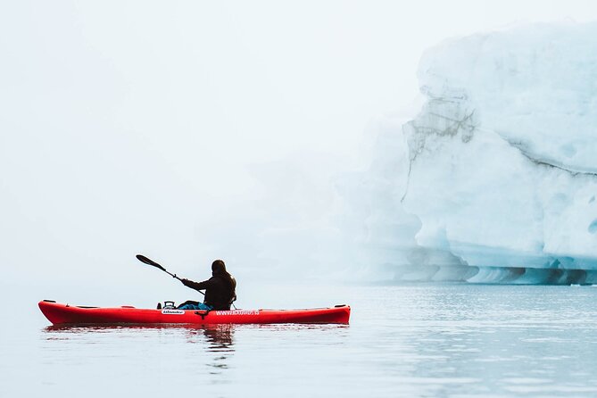 Glacier Lagoon Kayaking - Weather in Iceland: fog and rain can change how you paddle