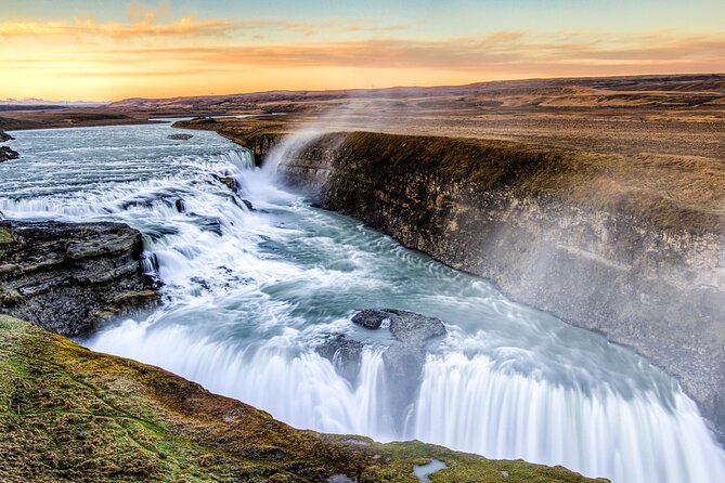 Golden Circle, Farm & Sky Lagoon Admission Small Group Tour - Stop 5: Gullfoss, waterfall power and multiple viewing options