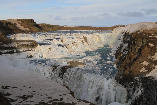 Golden Circle Glacier Super Jeep Tour / guided private tour - Gullfoss: the waterfall that hits from up close