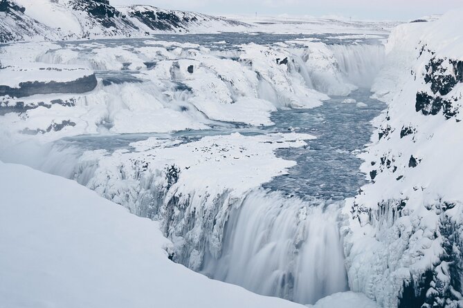 Golden Circle, Northern Lights and Blue Lagoon Tour with Ticket - Gullfoss Falls: power first, no long waits