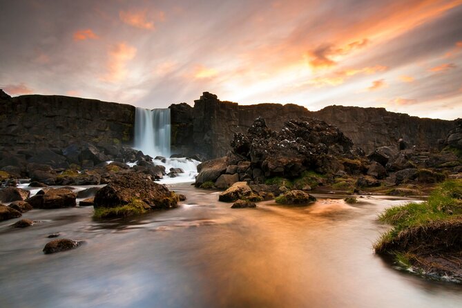 Golden Circle Private Tour with Kerid & Faxi Waterfall: Reykjavik - Faxi Waterfall and Kerið crater: quieter, colorful, and memorable