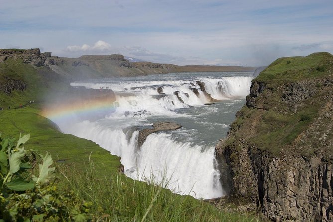Golden Circle & Secret Lagoon & Friðheimar (lunch included) - PRIVATE TOUR - Gullfoss Falls: Above the Power, Then Closer