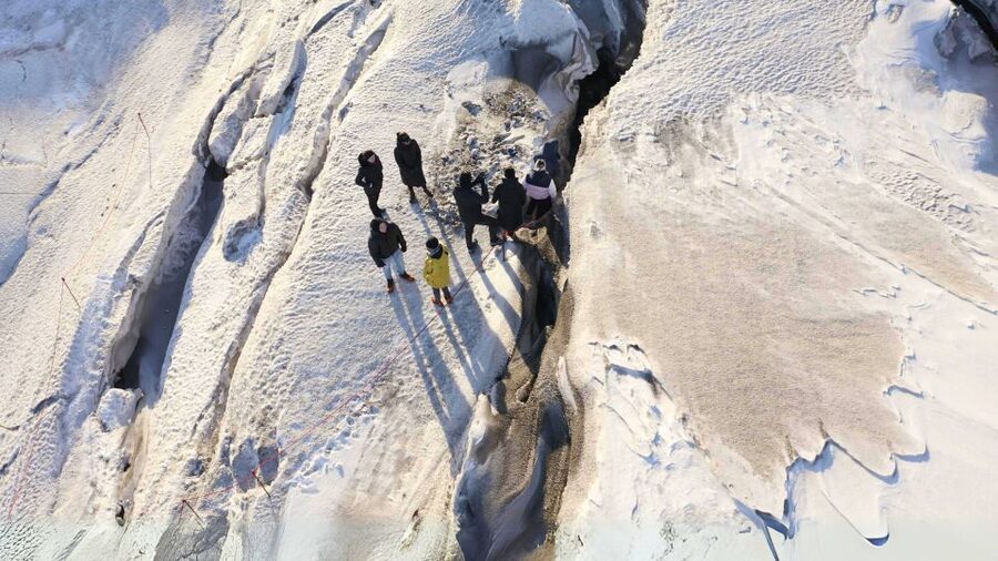 Gullfoss: Ice Cave and Glacier Tour in Glacier Monster Truck - The Monster Truck Ride Over Kjölur and Skalpanes