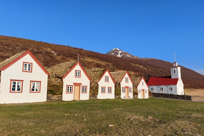 Half-Day Combo Tour to Goðafoss, Laufas and The Christmas House - Pickup and the ride on The Traveling Viking