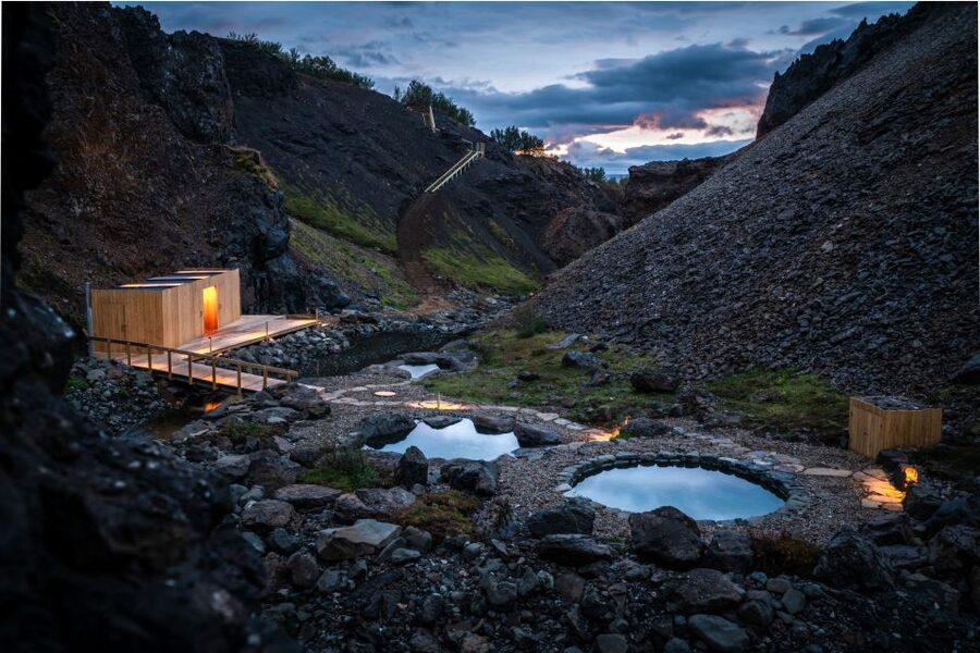 Husafell: Canyon Baths Soak with Short Highlands Hike - Getting to the Trail: Húsafell Activity Centre to the Highlands