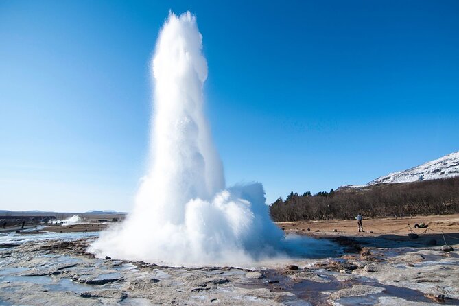 Iceland Golden Circle & Glacier Snowmobiling Guided Experience - Geysir: the classic geothermal show with a built-in rhythm