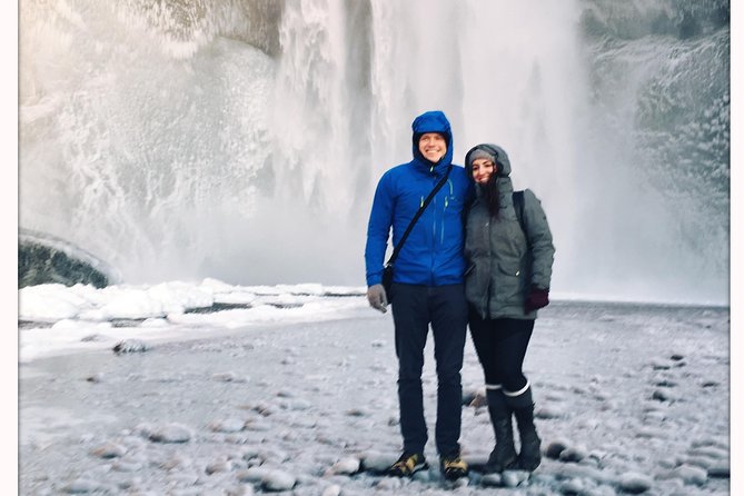 Iceland South Coast Full Day Small-Group Tour from Reykjavik - Skógafoss: the wide waterfall plus the stair-step view